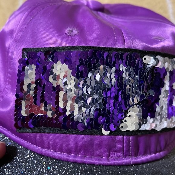 Disney Bling Sparkle Baseball hat reversible sequins - Picture 7 of 7